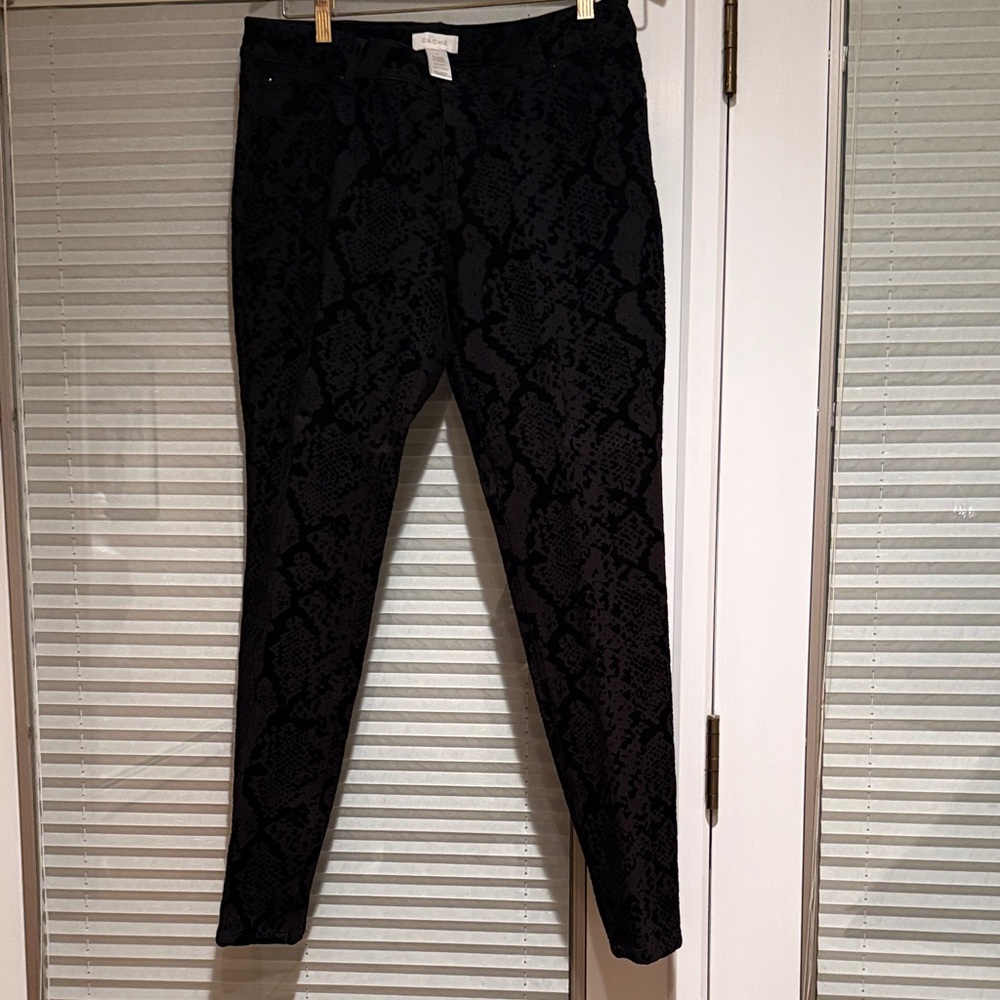 Cache Black Textured Women's Skinny Pants